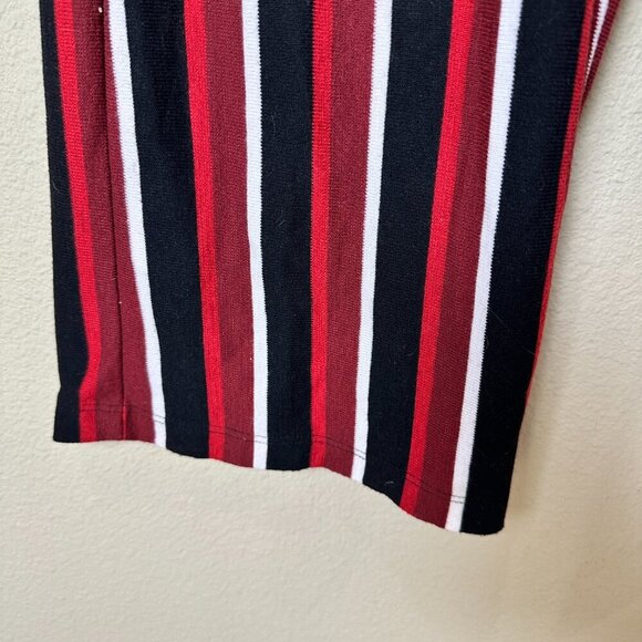 URBAN OUTFITTERS Silence + Noise Pull On Striped Knit Wide Leg Pants Size Medium - Picture 4 of 9